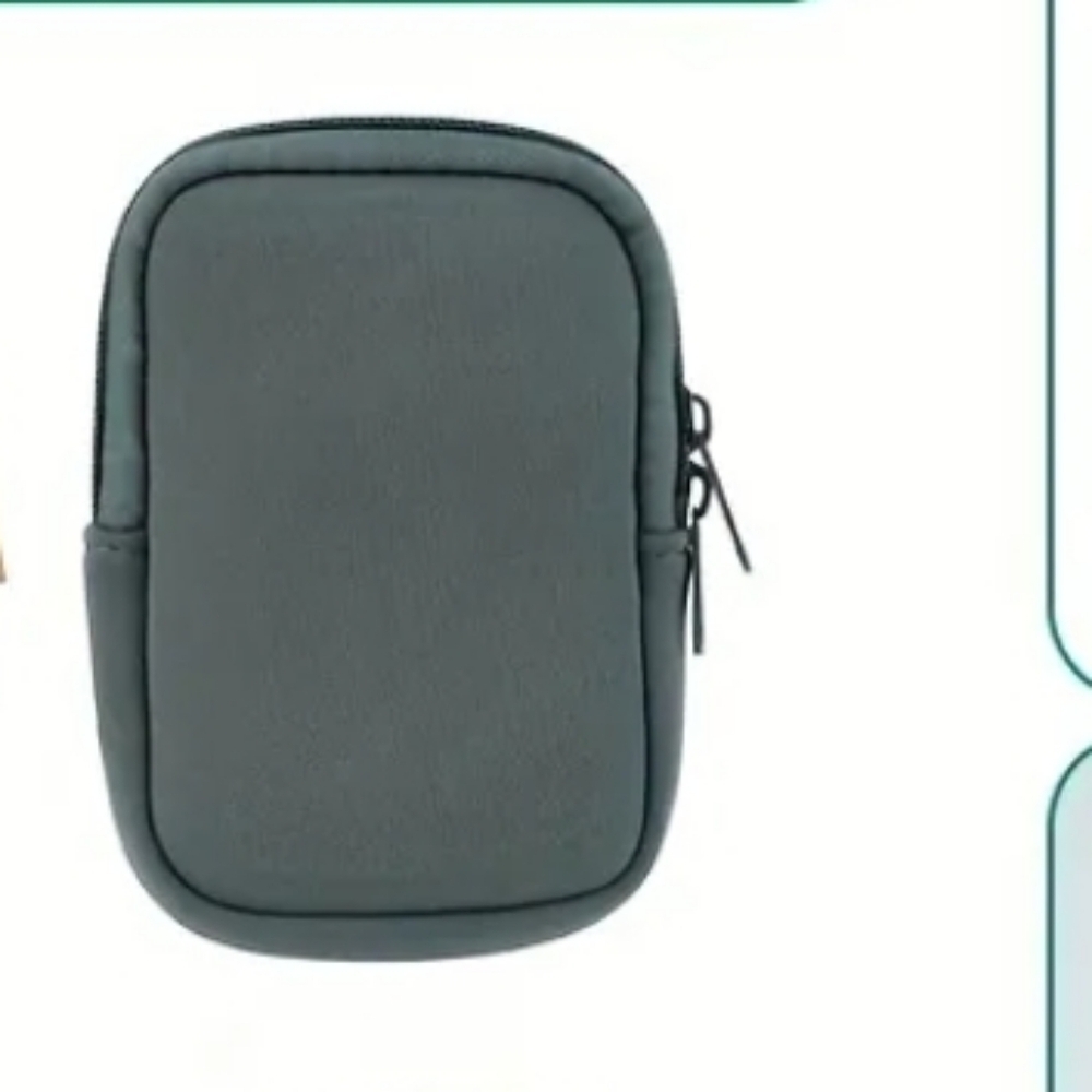 Tumbler Mug Bag Water Bottle Storage Pouch For 20oz/30oz/40oz 4x5" Dark Gray